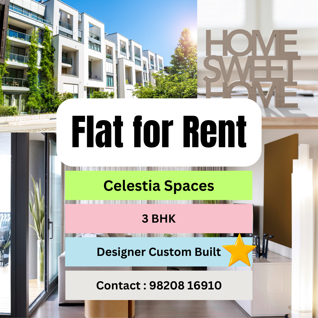 3 BHK for rent - Celestia Spaces