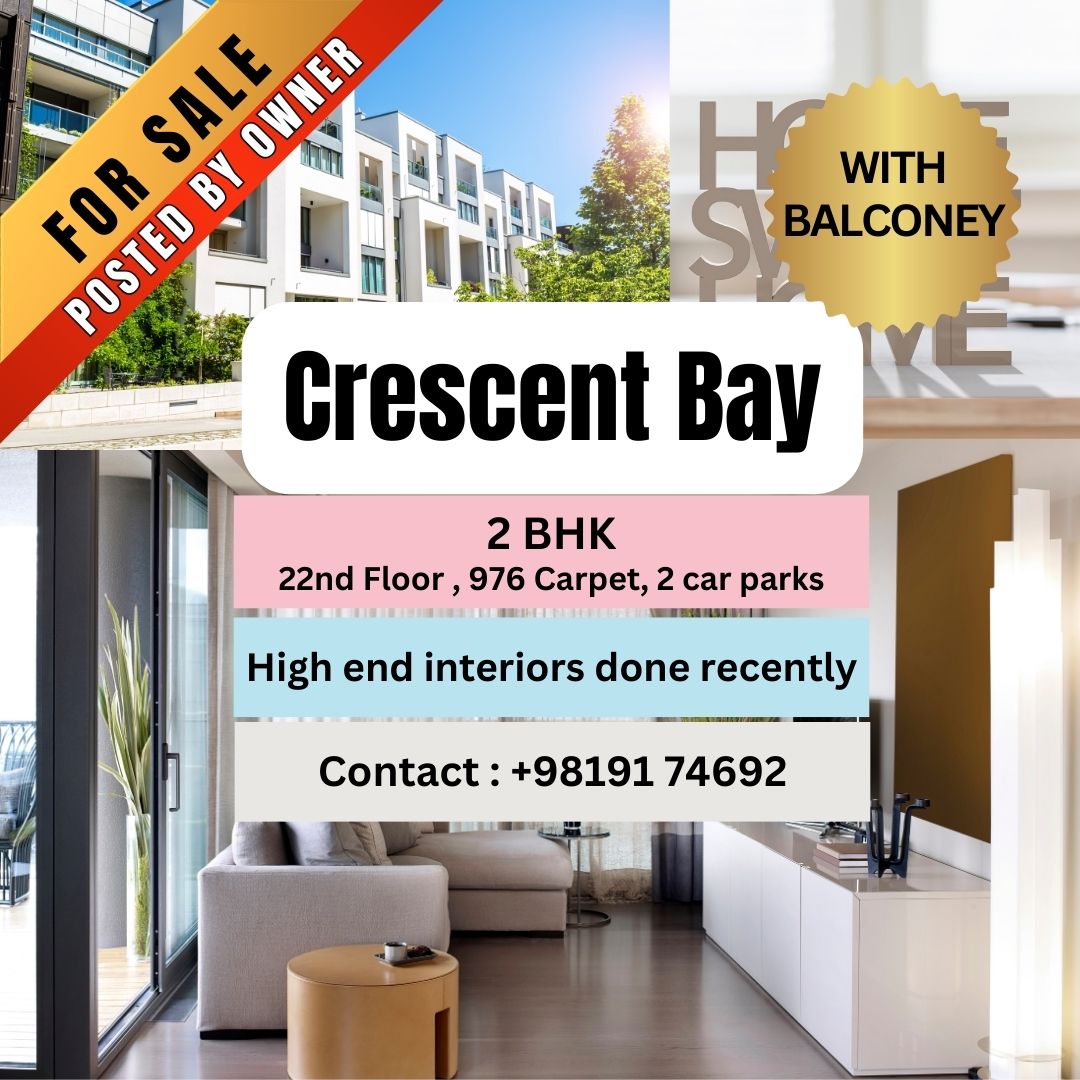 2 BHK Balcony - Crescent Bay