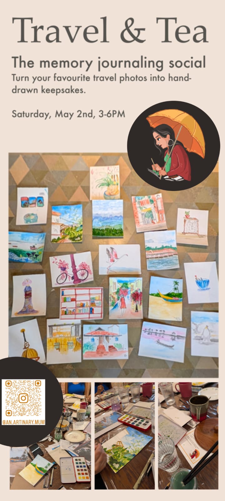 Travel & Tea: the memory journaling social