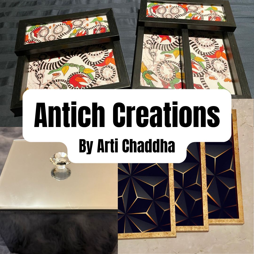 Antich Creations by Arti Chaddha- Gifting (trays, boxes, coasters etc)