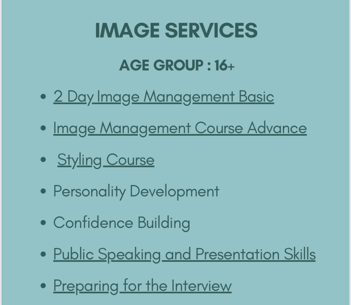 Image & personality development with Hemangi