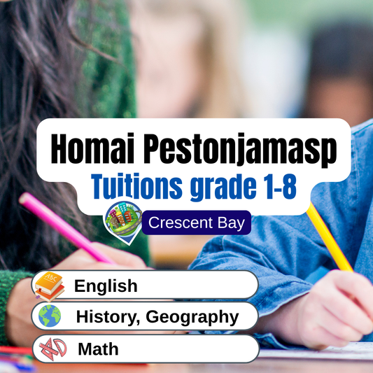 Ms Homai - Tuition grade 1-8