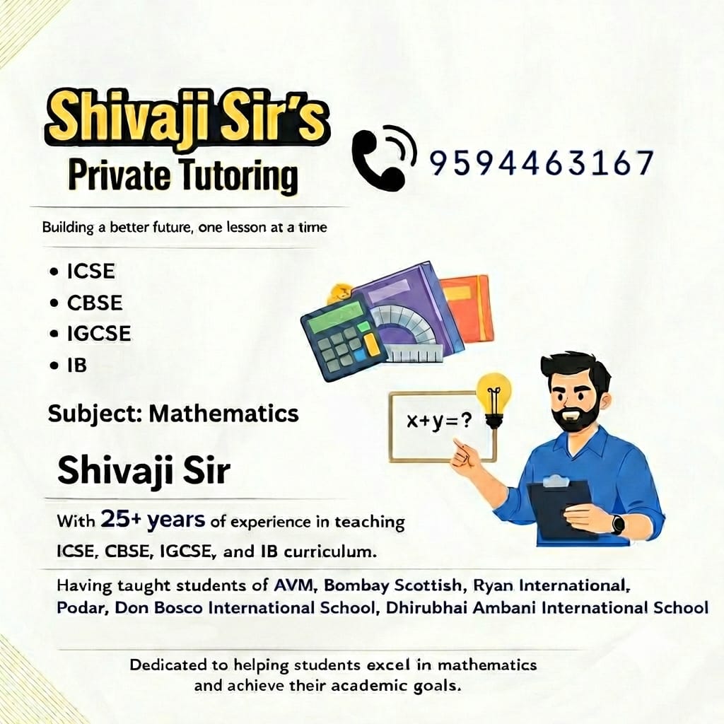 Math with Shivaji Sir