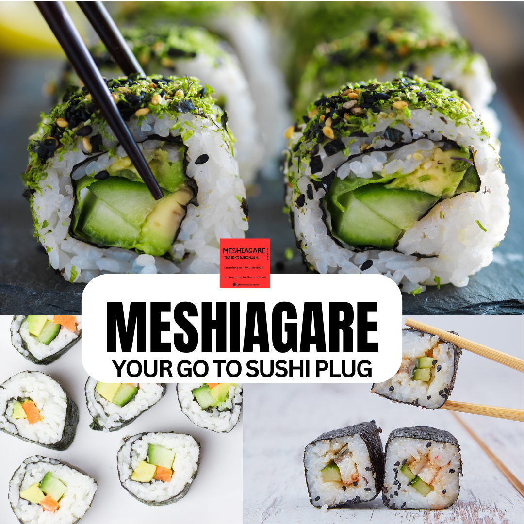 Meshiagare- Your go to Sushi Plug (Veg only)