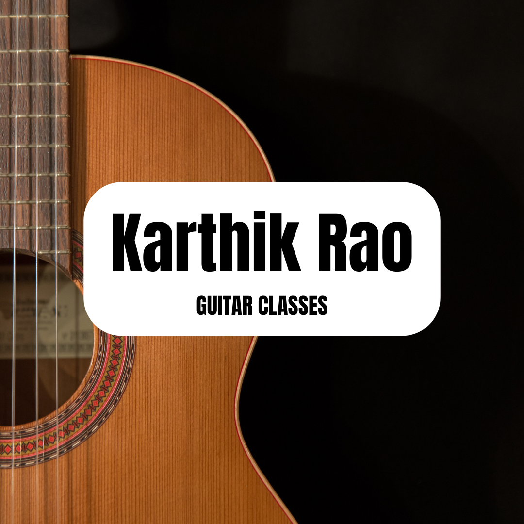 Karthik Rao - Guitar classes