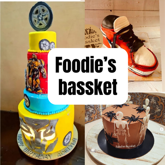 Foodie's bassket - Theme Cakes