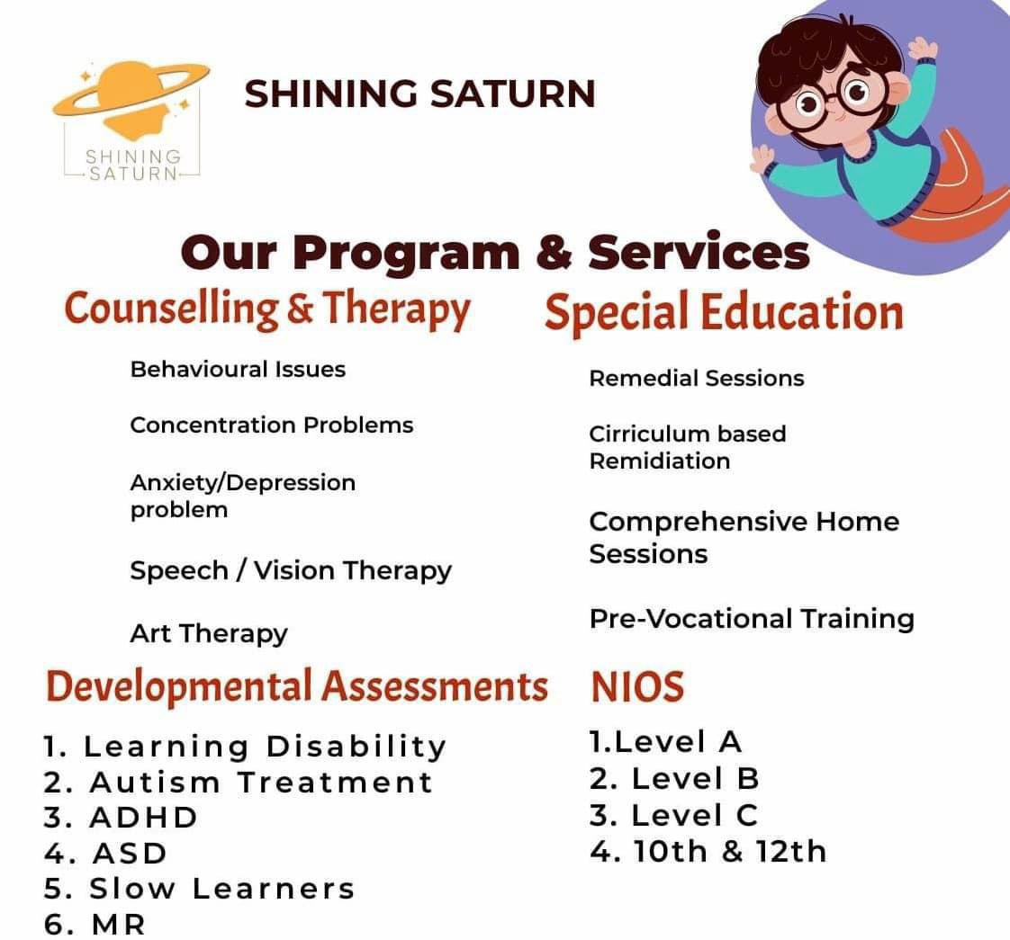 Shining Saturn : Child psychology and remedial therapy with Hetal