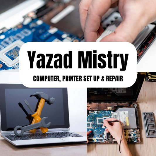 Yazad Pervez Mistry - Sales & Services of Desktop, laptop, printer, cctv, etc